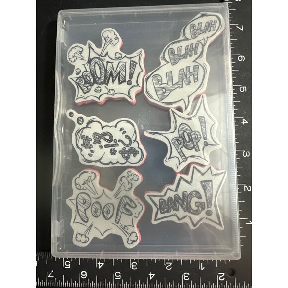 Tim Holtz Crazy Thoughts Cling Rubber Stamps CMS238 - Picture 1 of 3